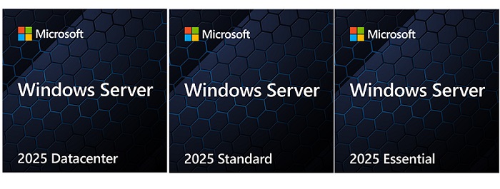 Các phiên bản windows server 2025